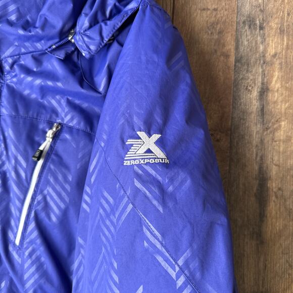 ZeroXposur Snow Jacket Women's Size 1X Purple Insulated Skiing Snowboarding 5398 - Picture 5 of 16